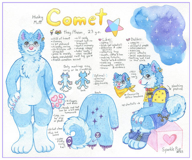 Watercolor Reference Sheet